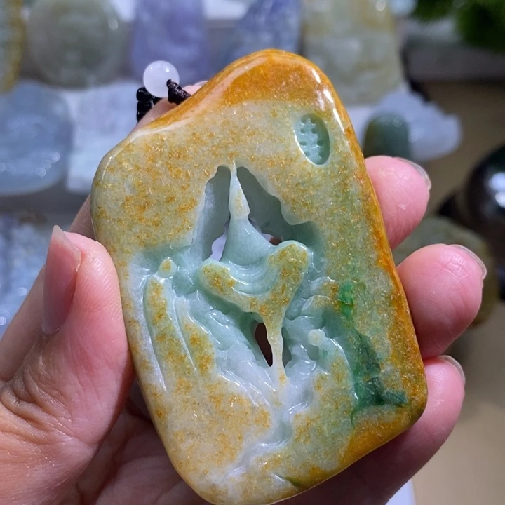 【闪购商品】颈饰未镶嵌翡翠观音