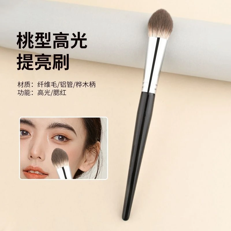 沧州甄选M193腮红刷局部提亮高光桃心型粘粉均匀刷沧州化妆刷子