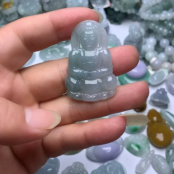 翡翠未镶嵌颈饰天然翡翠