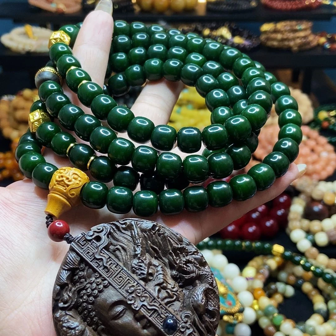 雨***烟佛心果吊坠菩提果