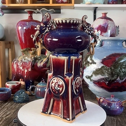 瓷片神垕镇钧瓷艺术