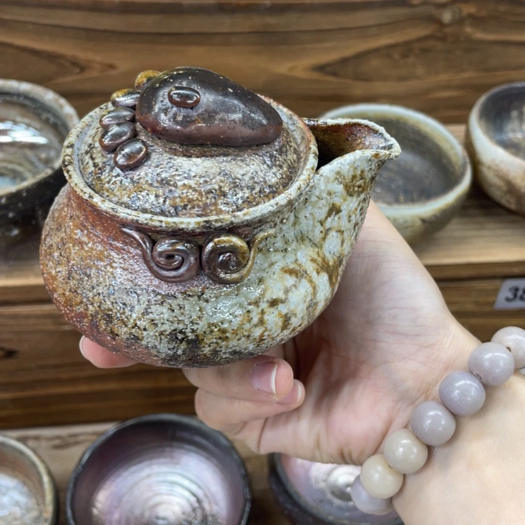 静***阁纯手工茶壶茶具柴烧