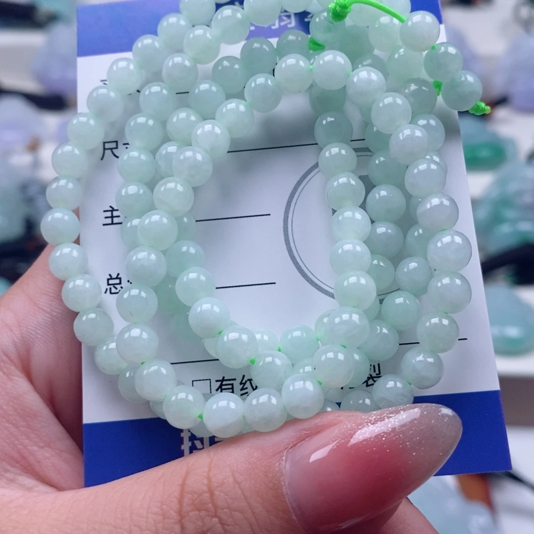 狭***胜翡翠未镶嵌颈饰天然翡翠