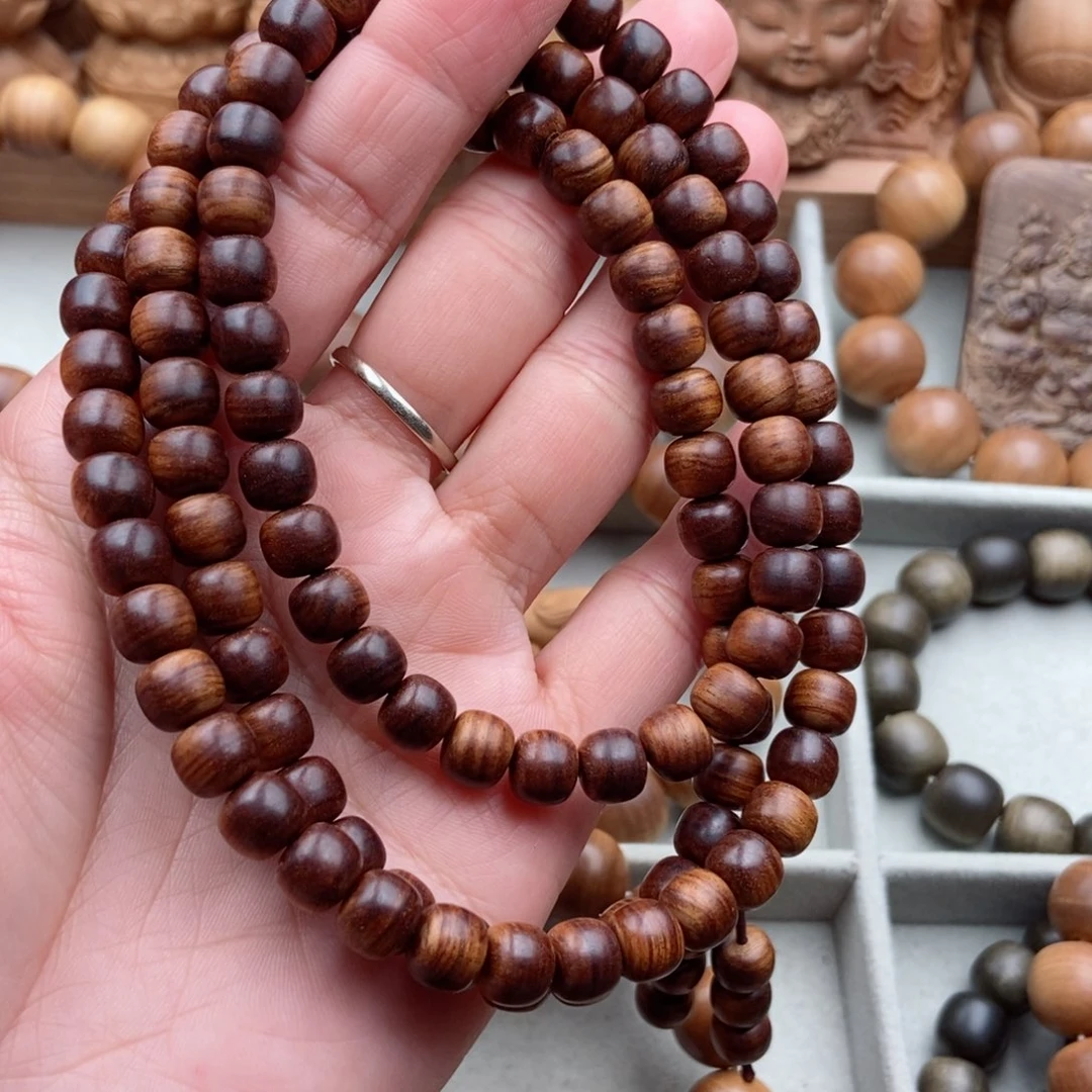 檀香木手串/手链大****龔老山檀黑肉奶香念珠