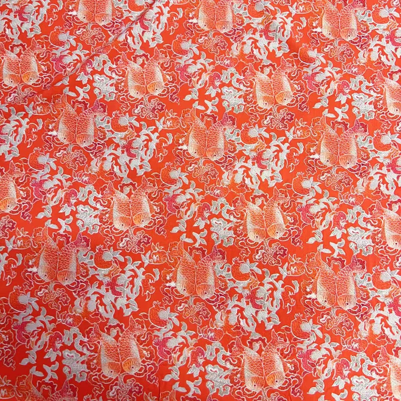 香云缎棉绸布料diy高密70支人造棉旗袍连衣裙睡衣夏凉布棉布面料