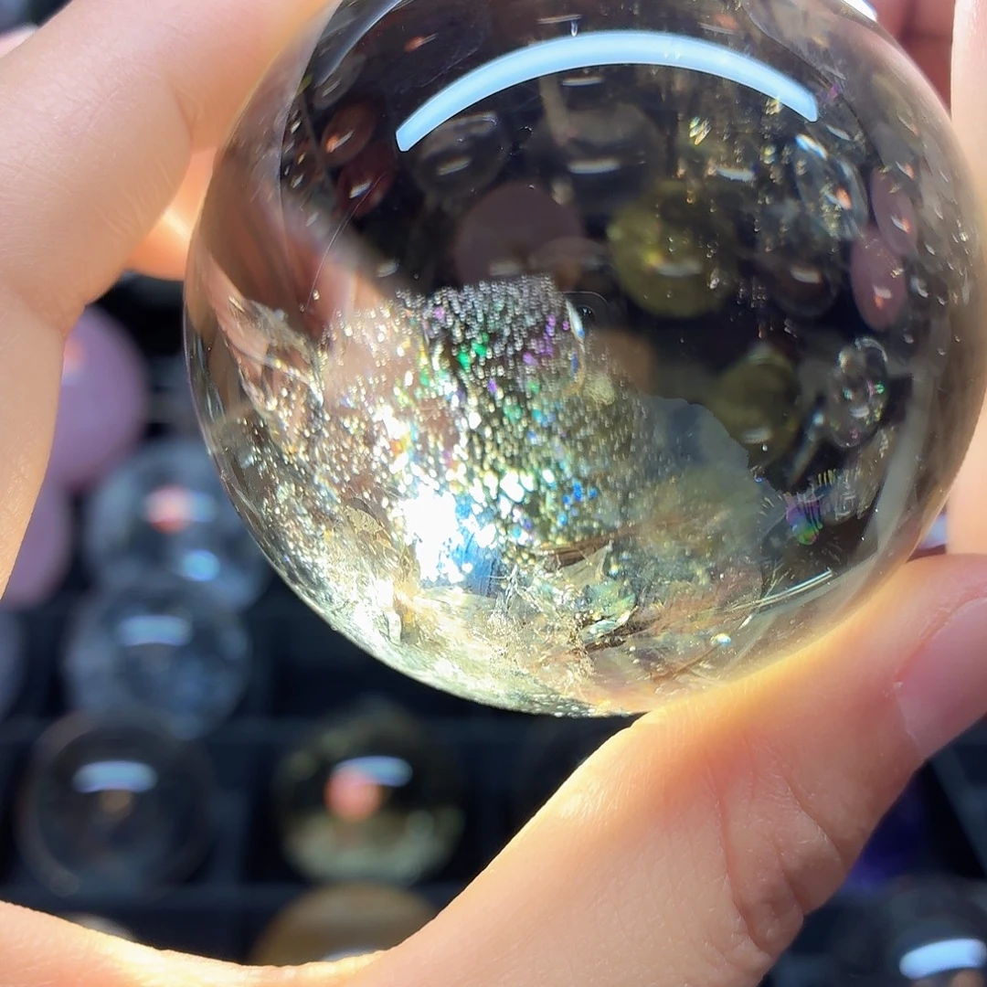 珠宝半成品未镶嵌水晶爆彩金茶61