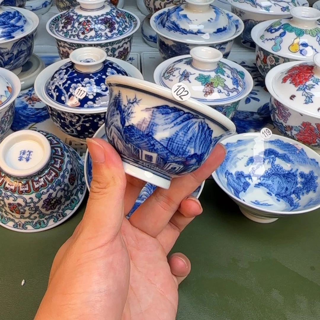 彦祖纯手工手绘茶具102
