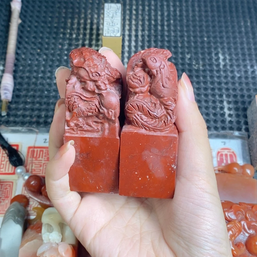 简***i寿山石印石成品正章书法用品