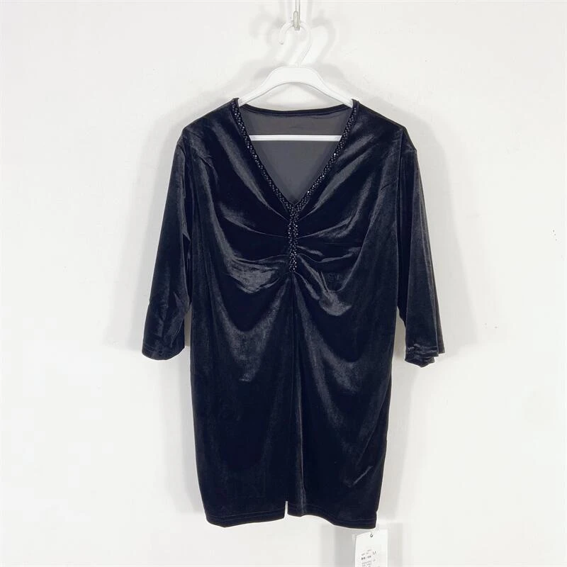 【77衣橱】KY9374精品女装上衣短袖T恤气质轻奢【红人上新】