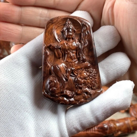 黄花梨/降香黄檀东*人把件