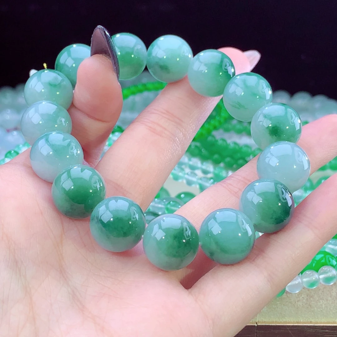 未镶嵌手串翡翠天然翡翠