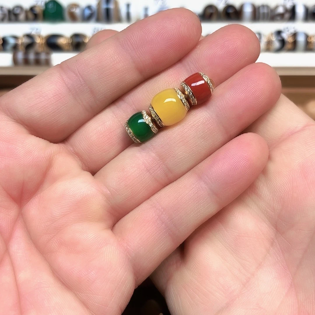 玛瑙/玉髓未镶嵌隔珠