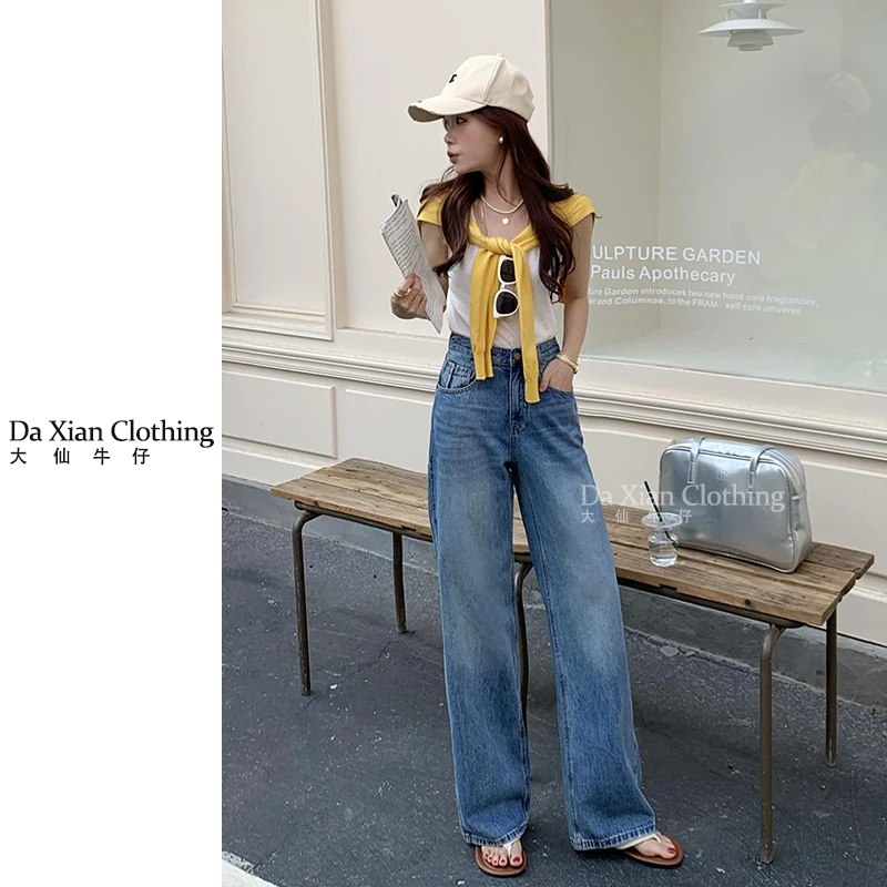 【大仙家】C006 十三行春款无弹牛仔裤韩式舒适时尚休闲女士春夏季