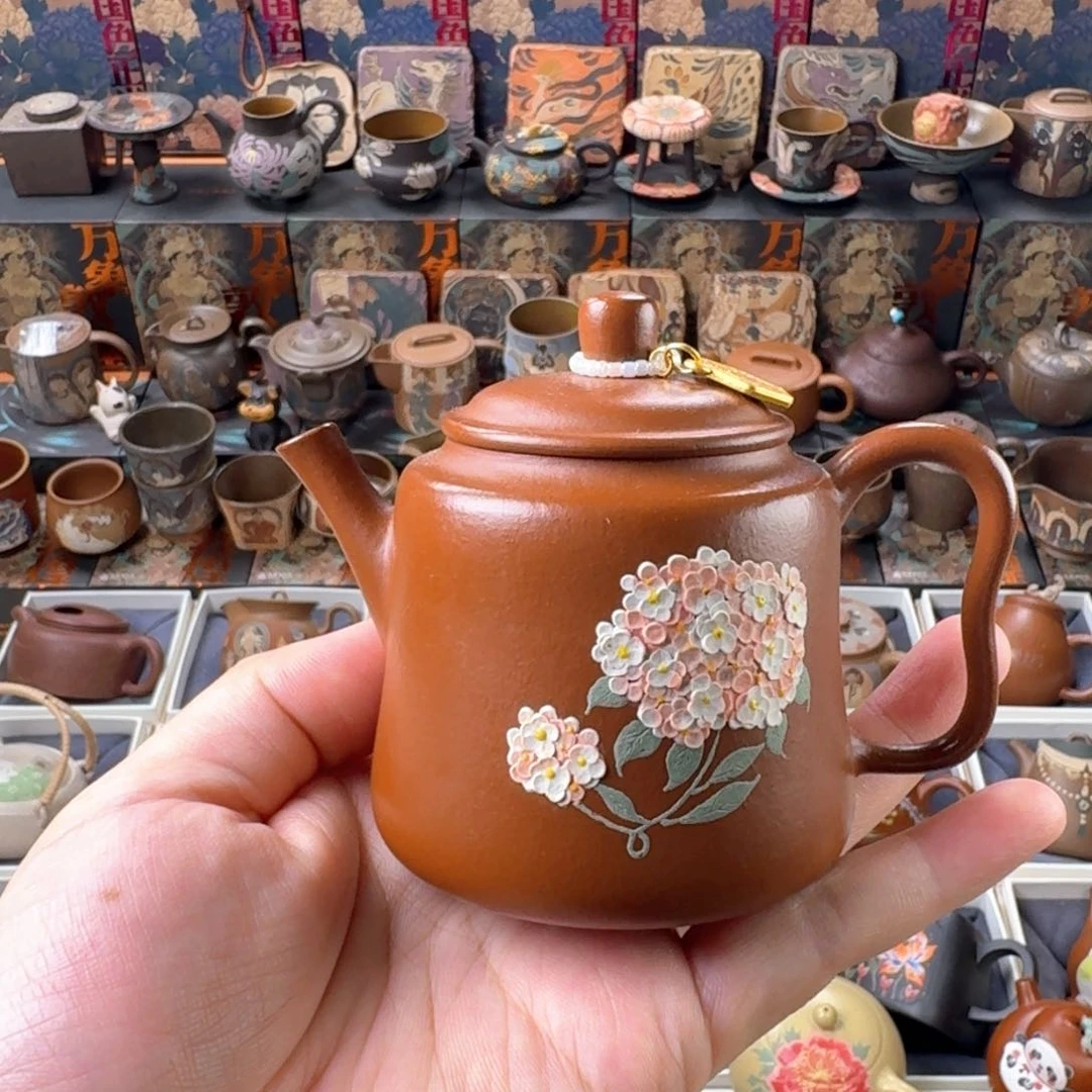 茶壶紫砂150ml原矿精工半手