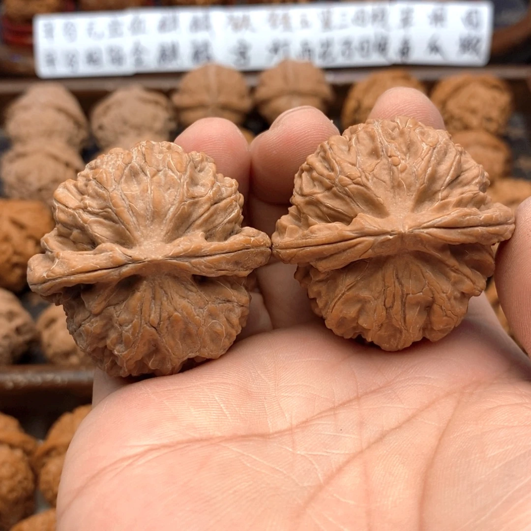 吊坠文玩核桃43尺 全品金麒麟 21