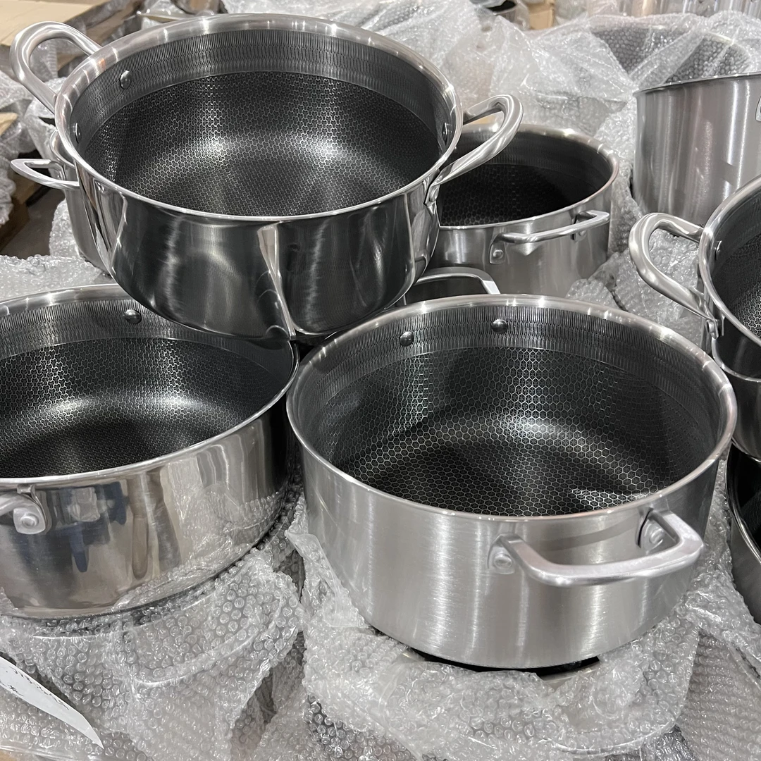 11-40 库存双耳汤锅双面压花28CM杂款按顺序发