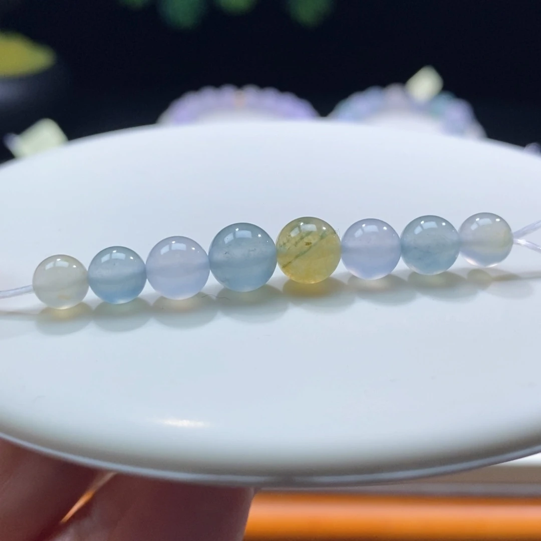 翡翠未镶嵌颈饰一组珠珠