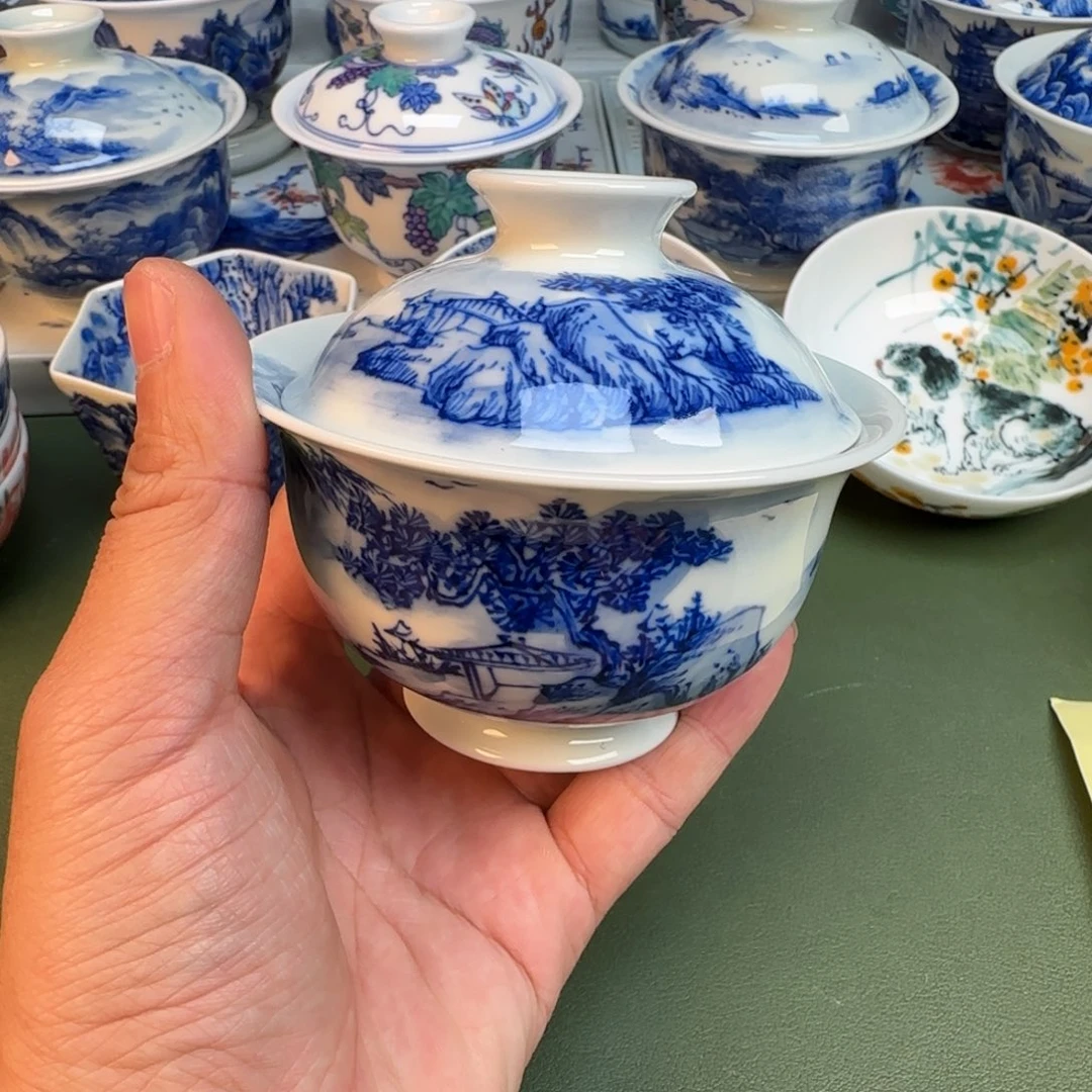 陶纯手工纯手绘茶具372