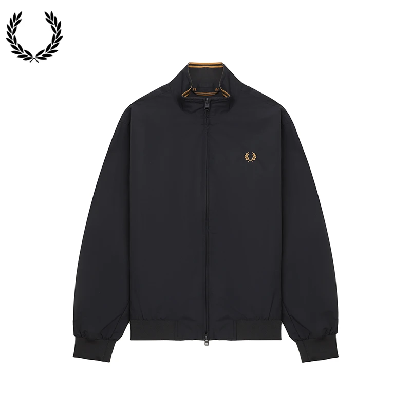 FRED PERRY男装立领拉链夹克25秋新款有型多色工装外套经典款