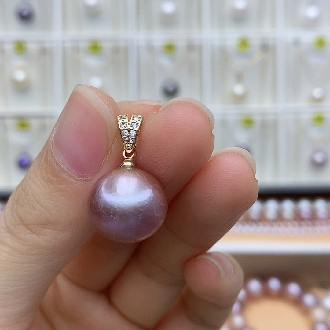 颈饰合金淡水珍珠