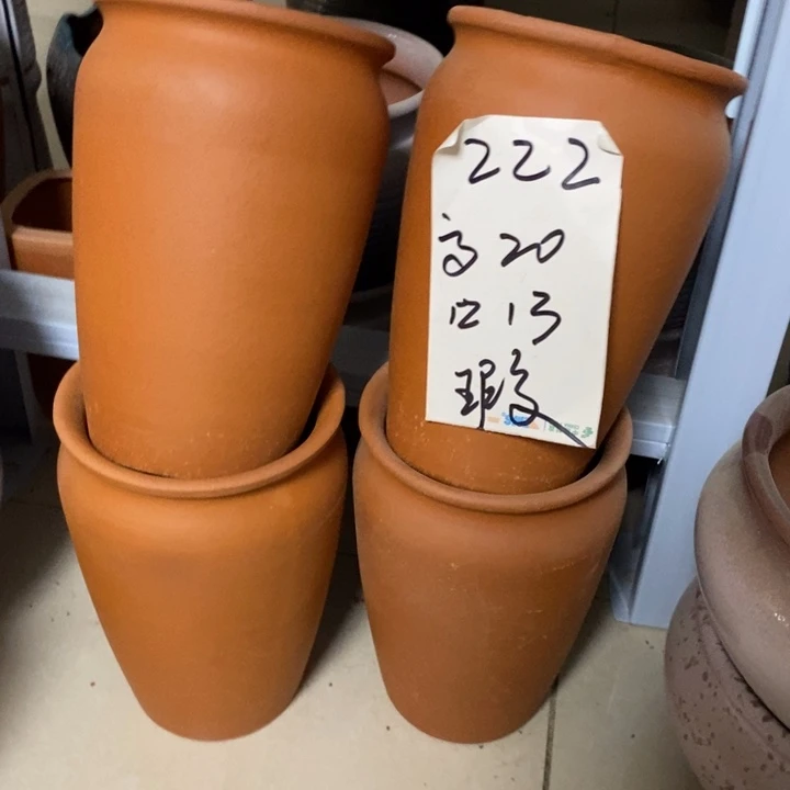 粗陶红陶绿植花盆222