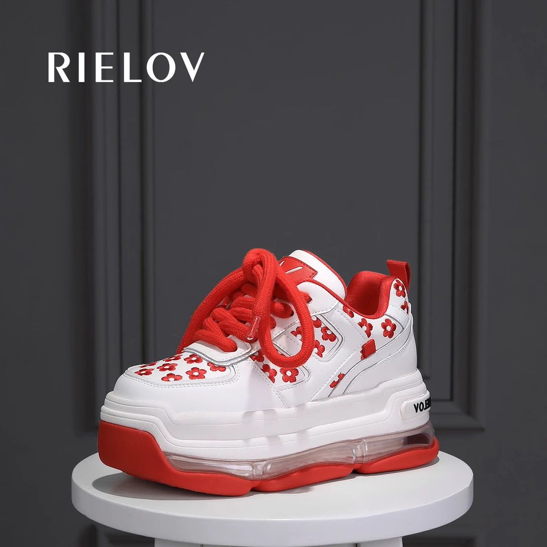 RIELOV【丽】增高7cm时尚潮流百搭女士休闲鞋  2652