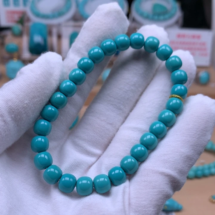 一***字未镶嵌绿松石珠宝奇石