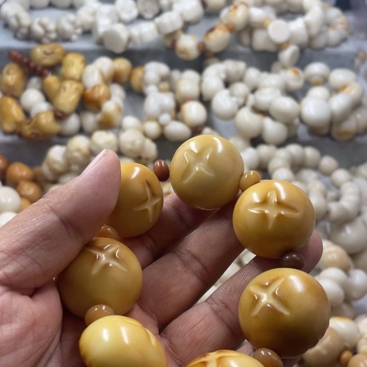 吊坠菩提根/象牙果全品象牙果蘑菇包手串k28