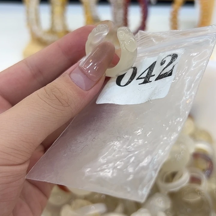 玛瑙/玉髓合金戒指42港15