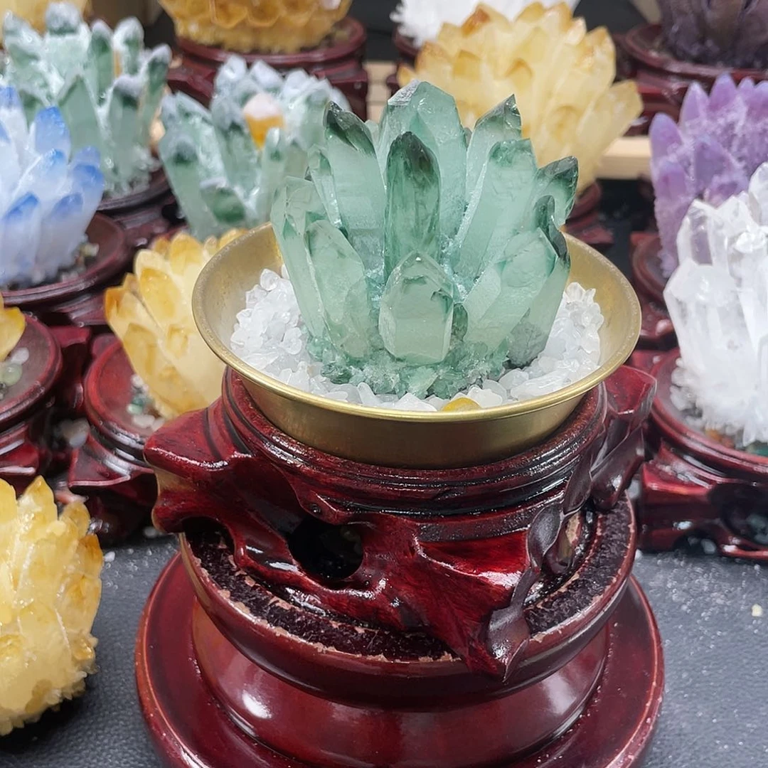 有机玻璃珊*绿色天然水晶