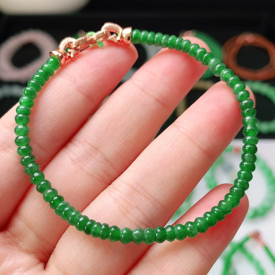 翡翠未镶嵌手链翡翠