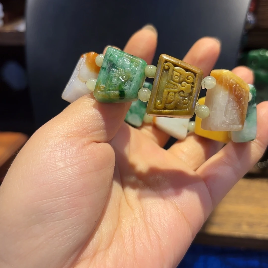 翡翠颈饰未镶嵌原创