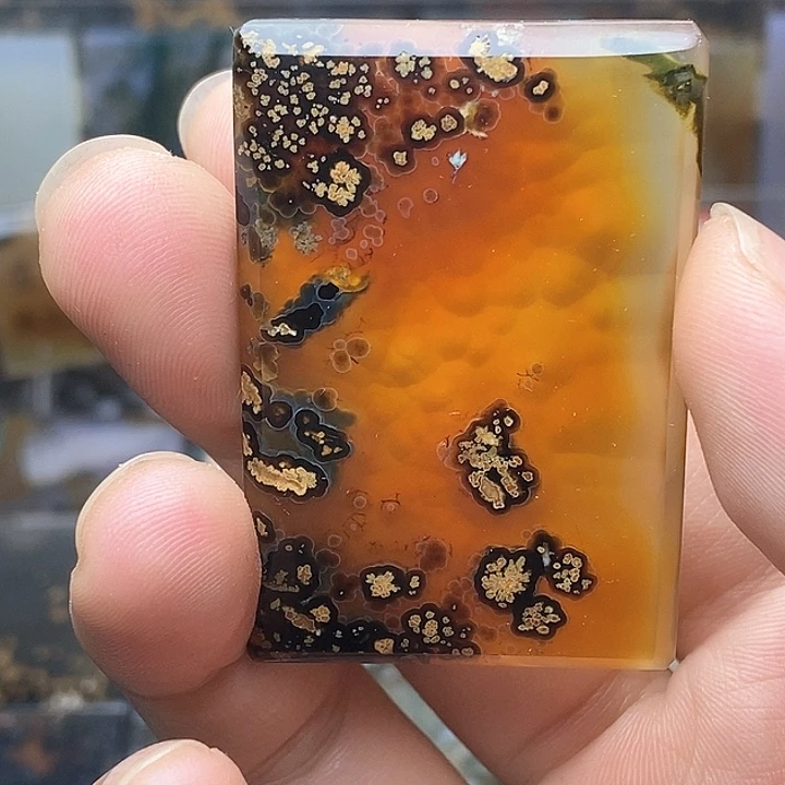 玛瑙/玉髓珠宝半成品未镶嵌芝****秋