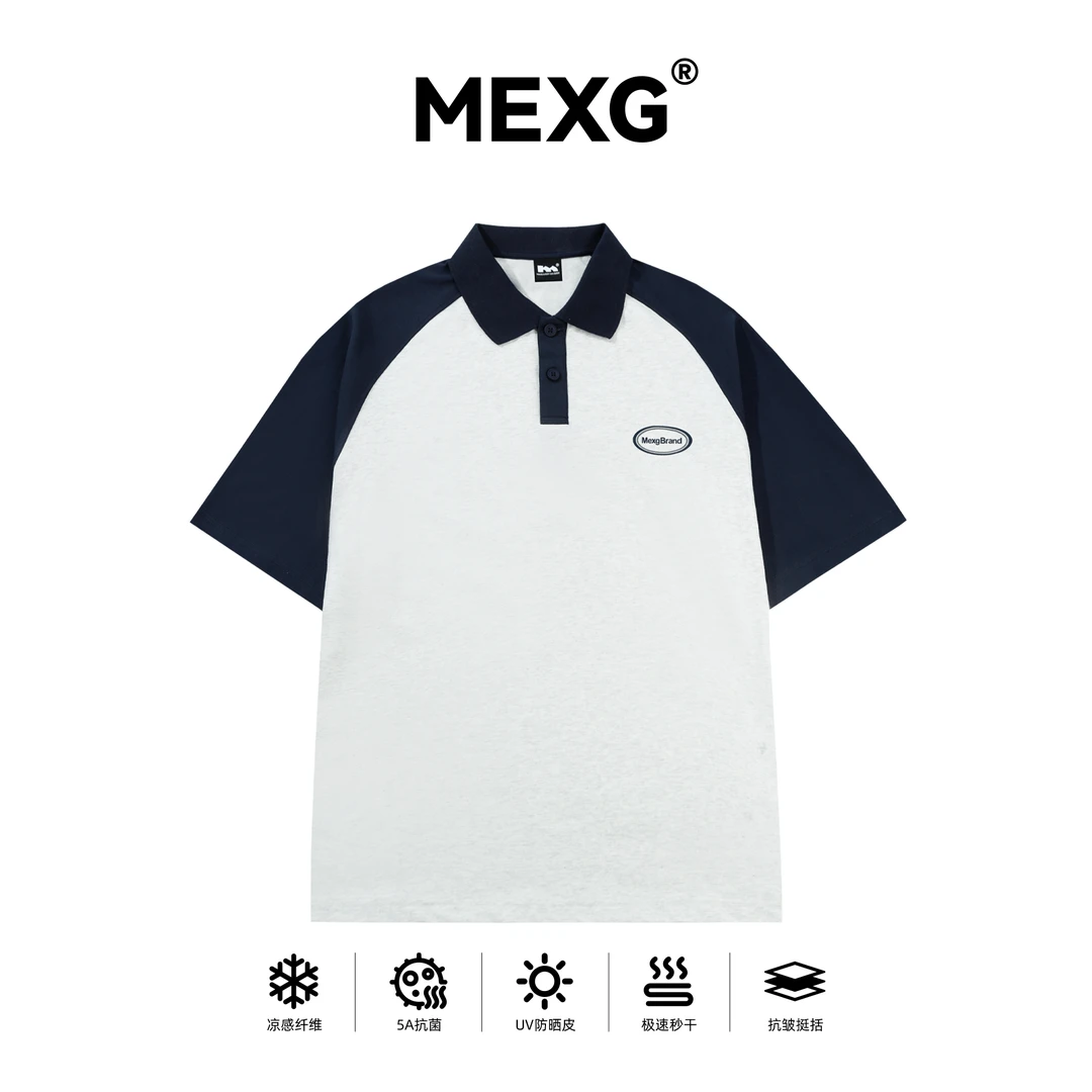 MEXG【简约优雅POLO衫】轻薄透气！吸湿排汗！经典休闲穿搭短袖tT290