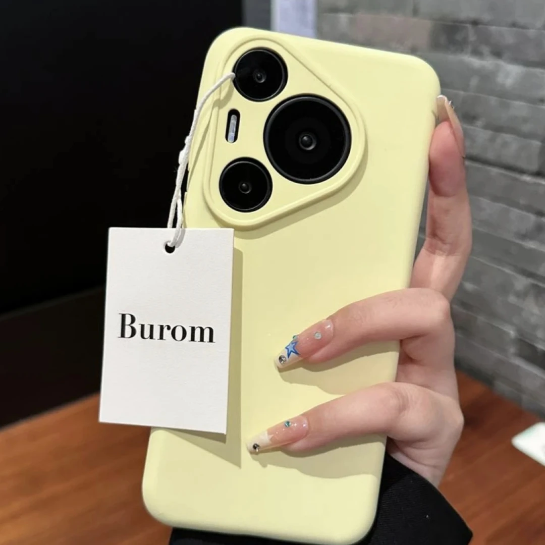 液态硅胶小清新适用于华为Pura70pro+手机壳p80全包防摔小众简约