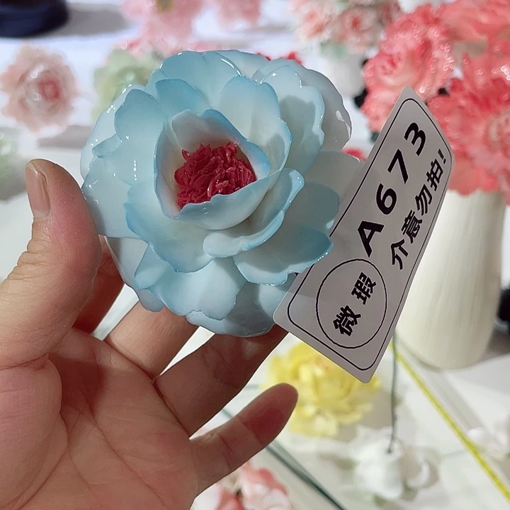 瓷片德化工厂陶瓷手工捏花