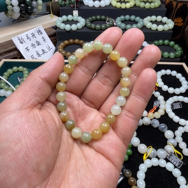 和田玉手串未镶嵌