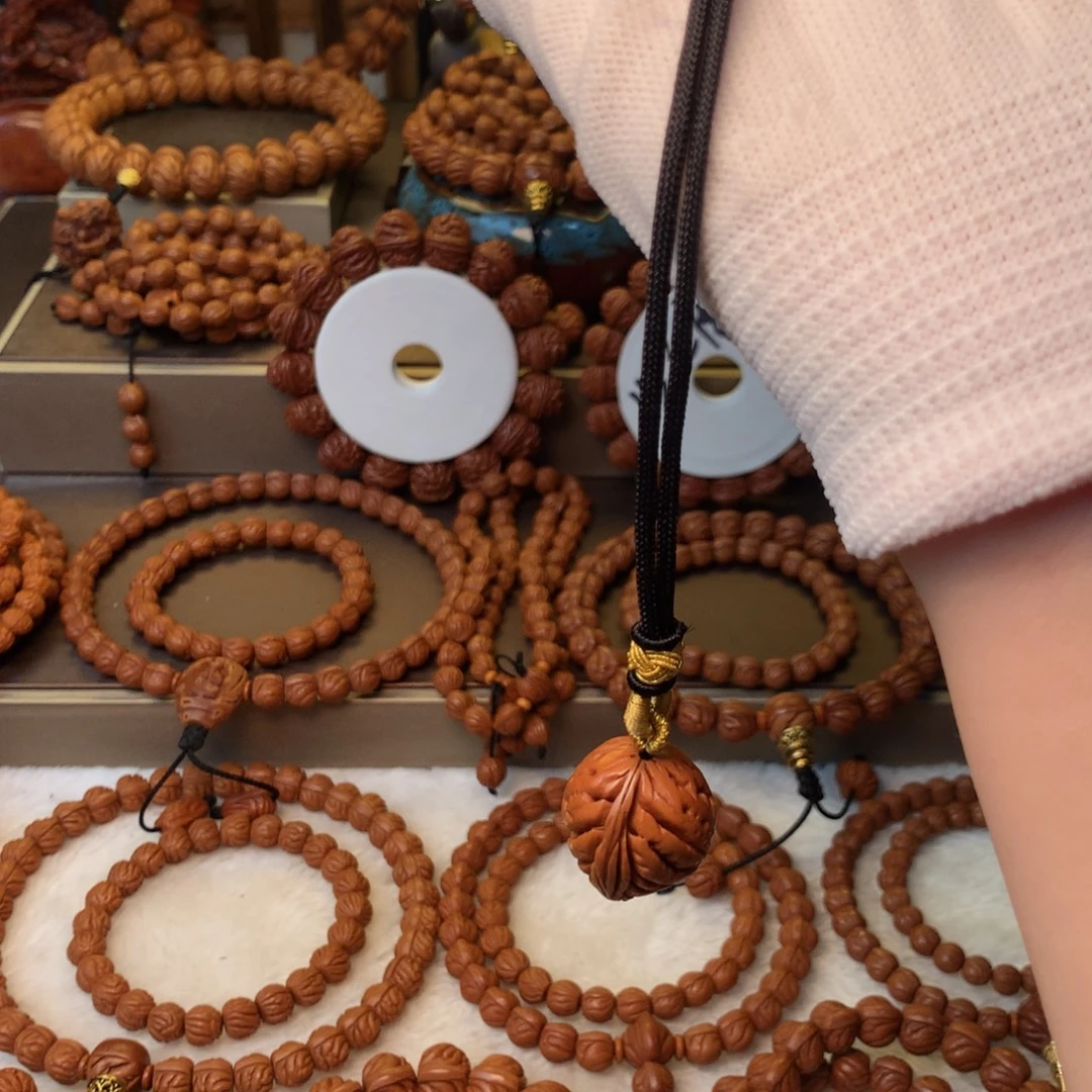 手串桃核秦岭龙纹