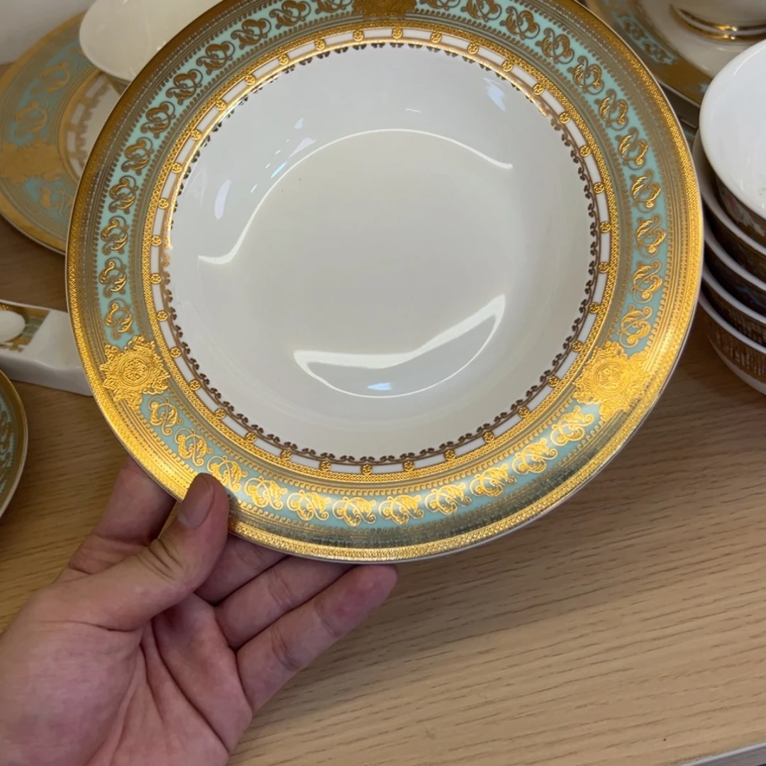 【闪购商品】瓷片8.5寸草帽盘两个一单