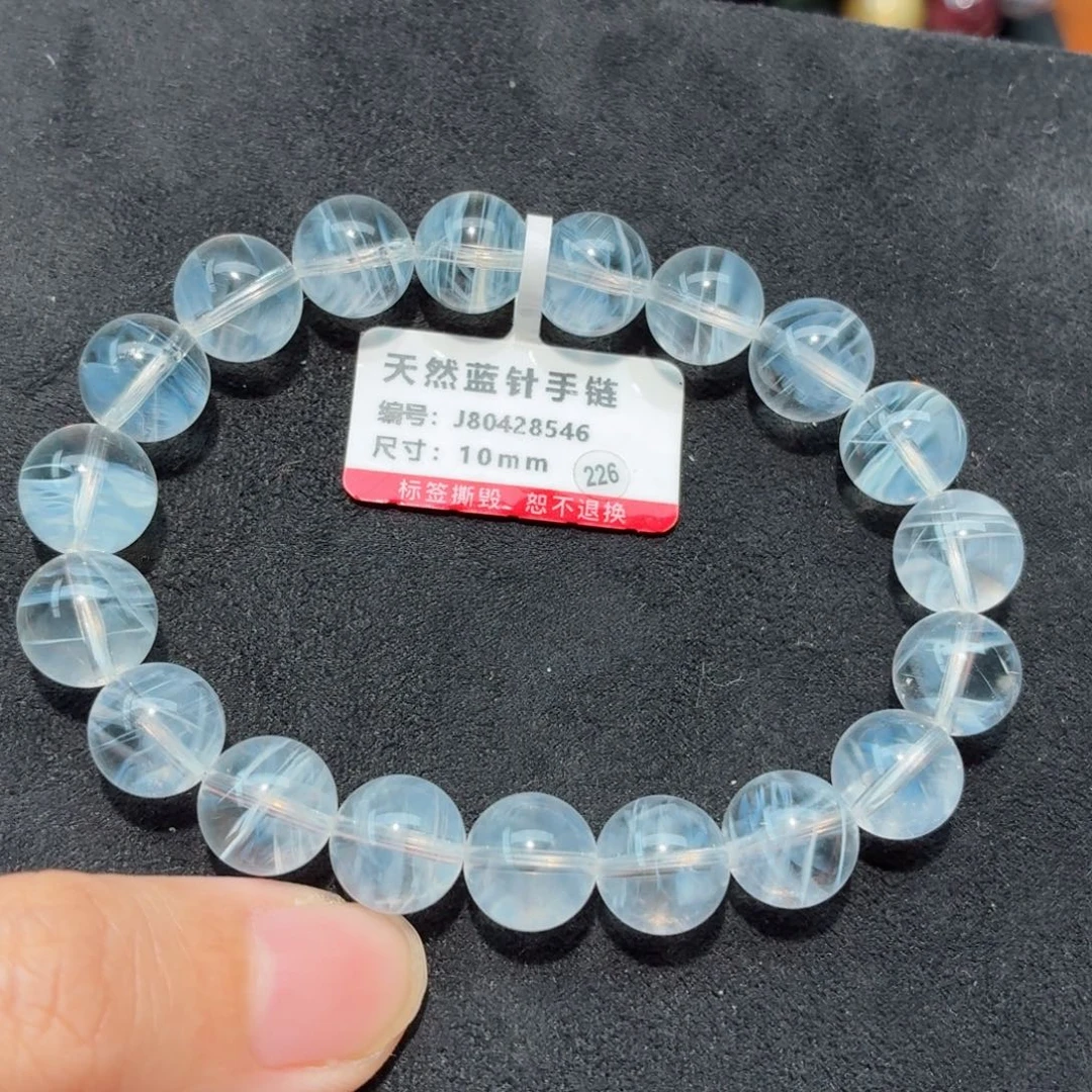 未镶嵌手链水晶蓝针石手链