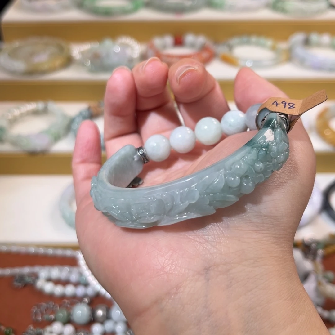 未镶嵌手链翡翠爱****娘兰花大长腿