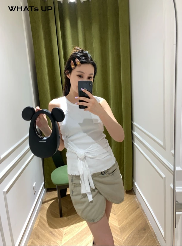 coperni 25SS 设计师品牌 玫瑰打结背心WHTAsUP