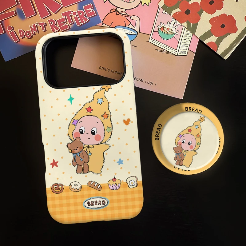 抱熊星星仔磁吸菲林二合一适用苹果17/16promax手机壳华为小米15