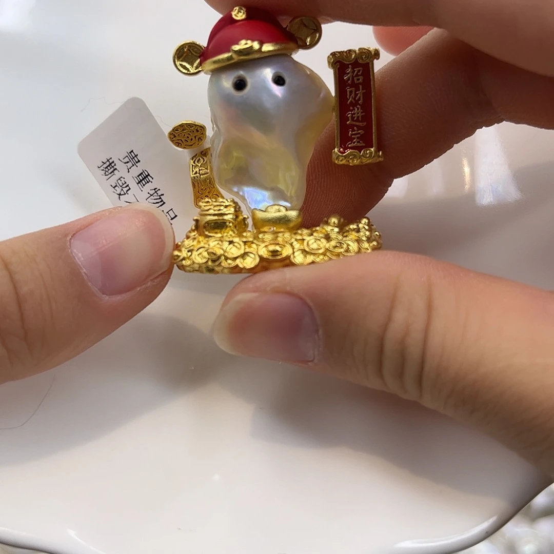 合金耳饰淡水珍珠