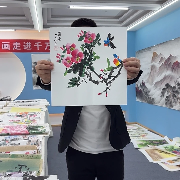 国画手绘国画作品