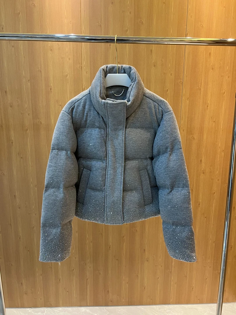 满钻短款立领短外套