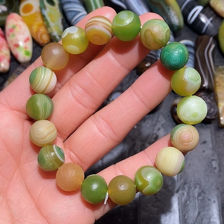 玛瑙/玉髓合金颈饰