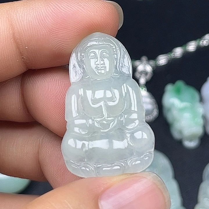 翡翠未镶嵌颈饰缅甸天然翡翠