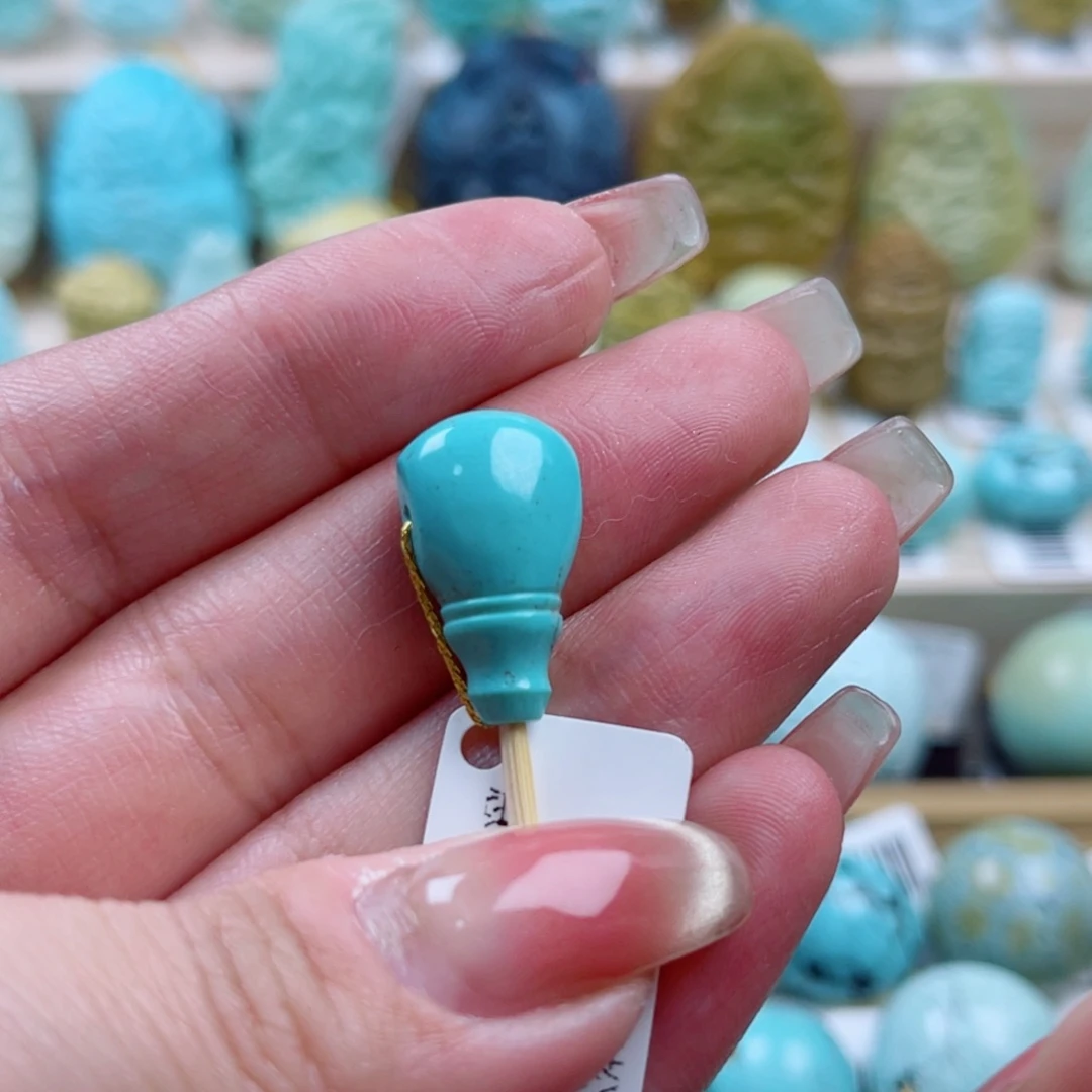 绿松石未镶嵌珠宝奇石11mm