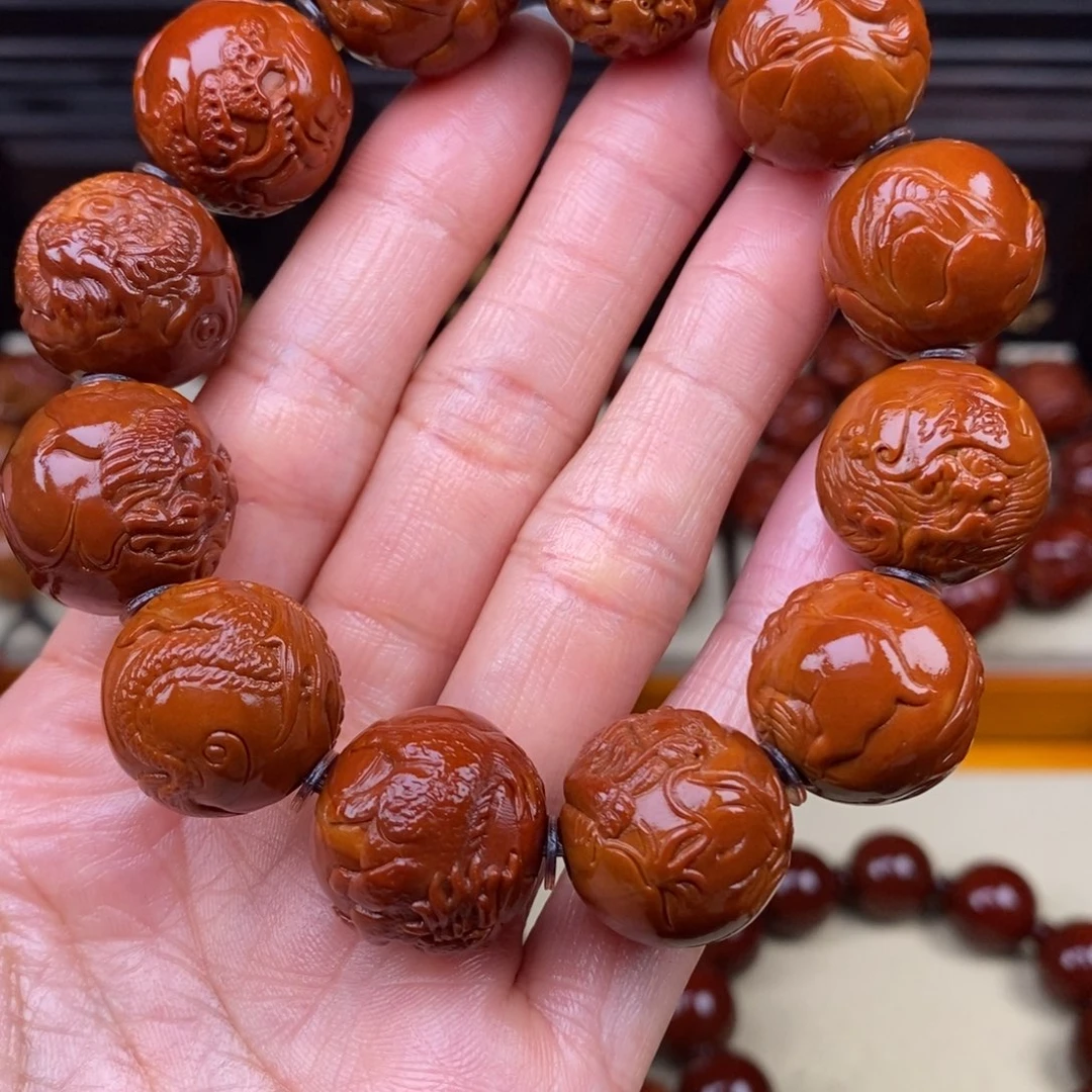 徕***M橄榄核吊坠山海经